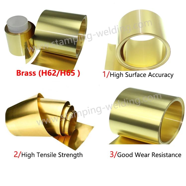 Brass material for fuse caps Brass material for fuse caps