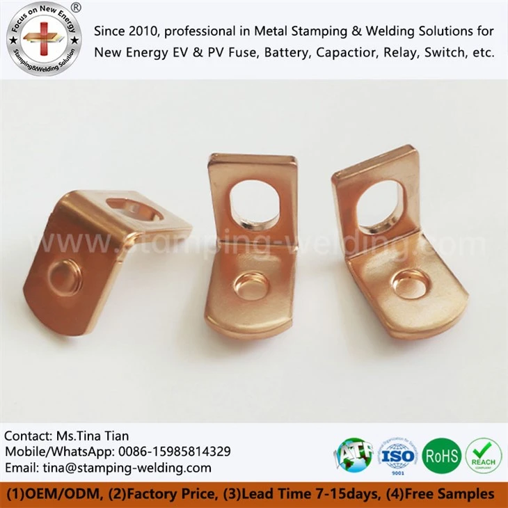 Copper stampings Fixing Slot For Fuse