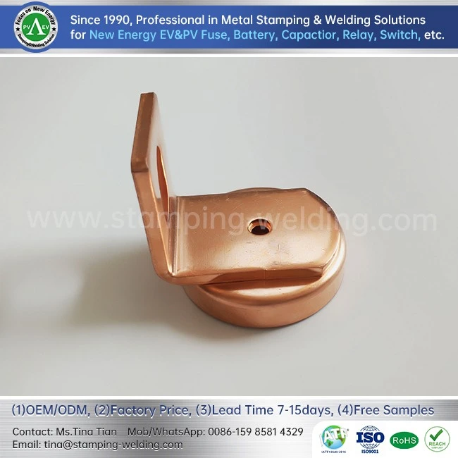 Copper Contact Cap for EV Fuse