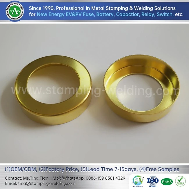 DC fuse brass end cap