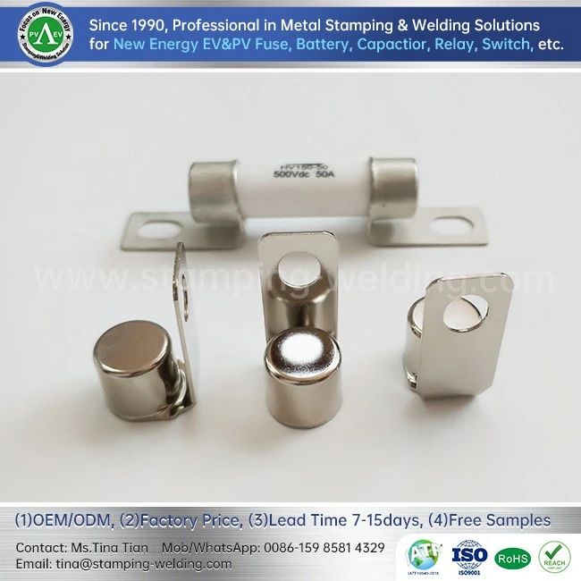 Electric Vehicle Fuse In-line Copper Contact