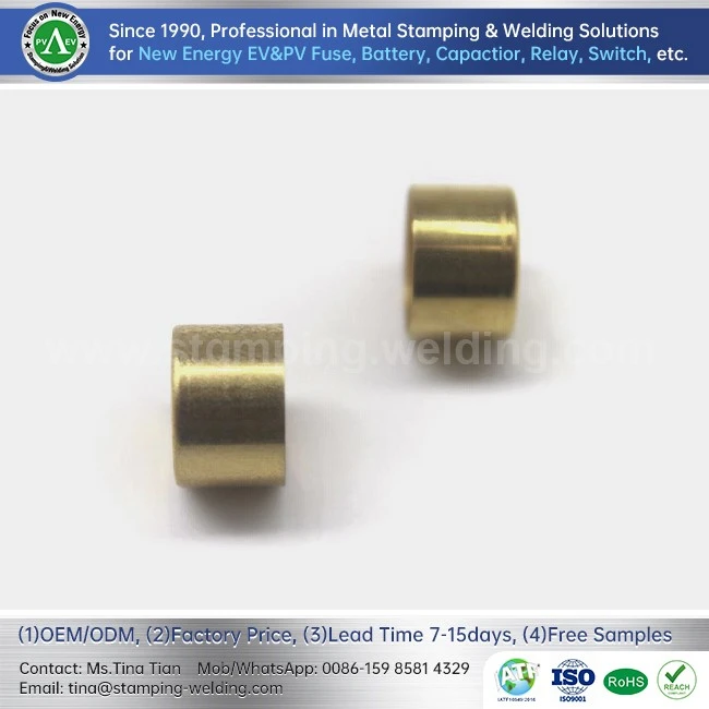 Low-Voltage Brass Cap For EV Fuse  Circuit