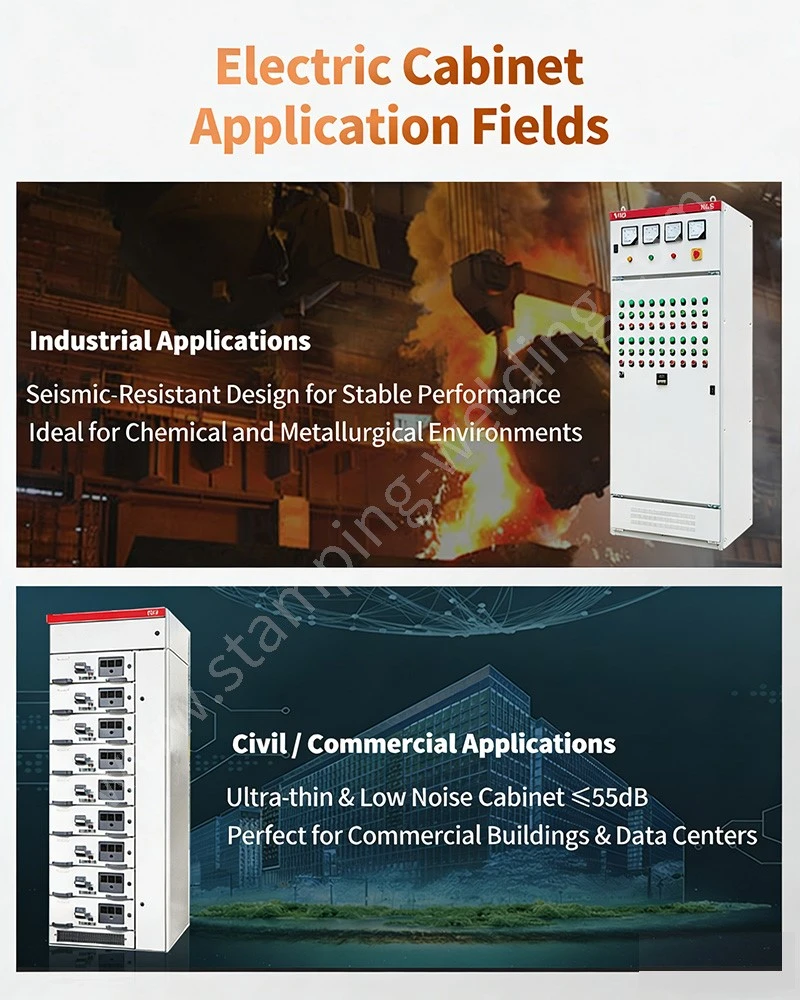 Wall-mounted metal distribution application fields Wall-mounted metal distribution application fields